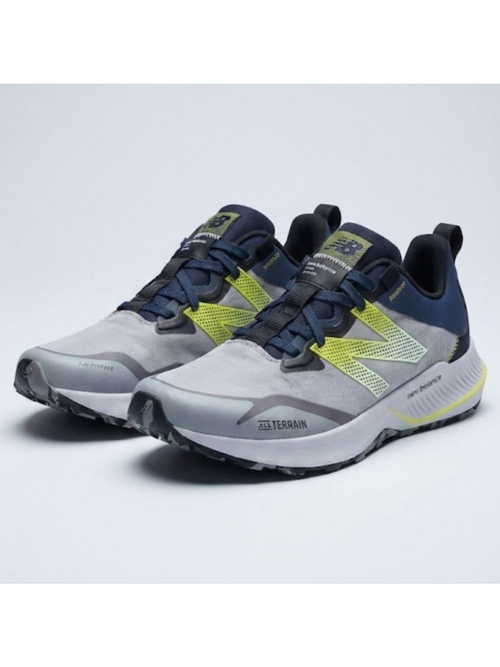 New Balance Men's Sneakers in Gray and Lime